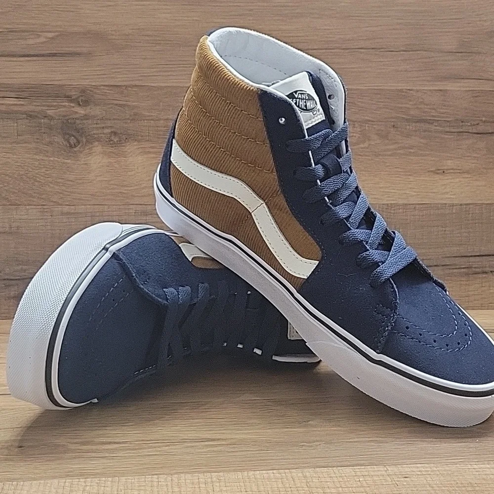 Van's SK8-Hi Brand new in the box no lid authentic uper textile size women 9.0